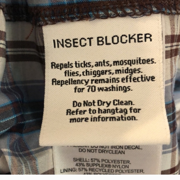 Columbia insect blocker button down shirt/ L - Picture 11 of 11